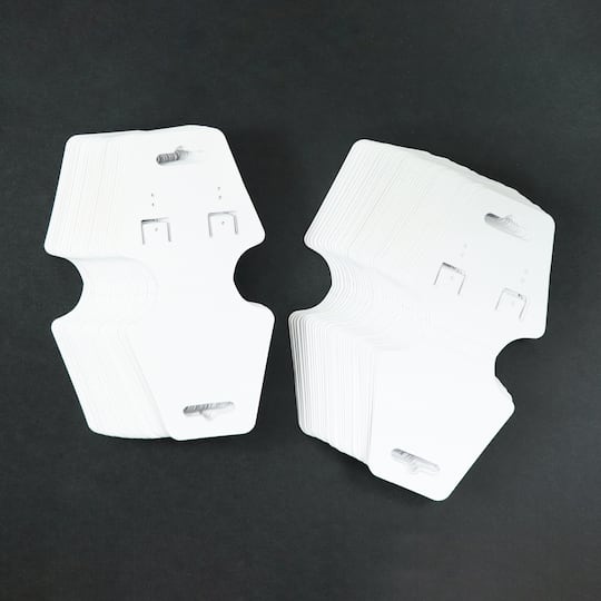 White Necklace & Earring Cards by Bead Landing™, 75ct.